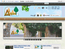 Tablet Screenshot of campingsalamancalacapea.com